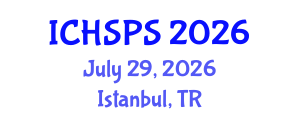 International Conference on Humanities, Social and Political Sciences (ICHSPS) July 29, 2026 - Istanbul, Turkey International Conference on Humanities, Social and Political Sciences (ICHSPS) July 29, 2026 - Istanbul, Turkey
