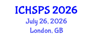 International Conference on Humanities, Social and Political Sciences (ICHSPS) July 26, 2026 - London, United Kingdom International Conference on Humanities, Social and Political Sciences (ICHSPS) July 26, 2026 - London, United Kingdom