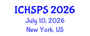 International Conference on Humanities, Social and Political Sciences (ICHSPS) July 10, 2026 - New York, United States International Conference on Humanities, Social and Political Sciences (ICHSPS) July 10, 2026 - New York, United States