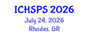 International Conference on Humanities, Social and Political Sciences (ICHSPS) July 24, 2026 - Rhodes, Greece International Conference on Humanities, Social and Political Sciences (ICHSPS) July 24, 2026 - Rhodes, Greece