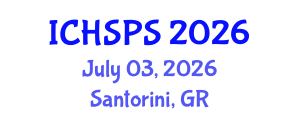 International Conference on Humanities, Social and Political Sciences (ICHSPS) July 03, 2026 - Santorini, Greece International Conference on Humanities, Social and Political Sciences (ICHSPS) July 03, 2026 - Santorini, Greece