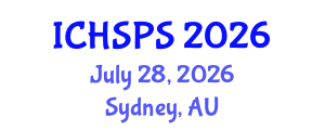 International Conference on Humanities, Social and Political Sciences (ICHSPS) July 28, 2026 - Sydney, Australia International Conference on Humanities, Social and Political Sciences (ICHSPS) July 28, 2026 - Sydney, Australia