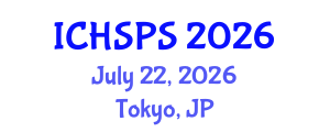 International Conference on Humanities, Social and Political Sciences (ICHSPS) July 22, 2026 - Tokyo, Japan International Conference on Humanities, Social and Political Sciences (ICHSPS) July 22, 2026 - Tokyo, Japan