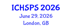 International Conference on Humanities, Social and Political Sciences (ICHSPS) June 29, 2026 - London, United Kingdom International Conference on Humanities, Social and Political Sciences (ICHSPS) June 29, 2026 - London, United Kingdom