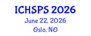 International Conference on Humanities, Social and Political Sciences (ICHSPS) June 22, 2026 - Oslo, Norway International Conference on Humanities, Social and Political Sciences (ICHSPS) June 22, 2026 - Oslo, Norway