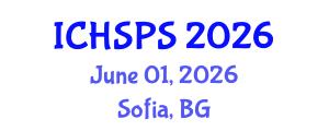 International Conference on Humanities, Social and Political Sciences (ICHSPS) June 01, 2026 - Sofia, Bulgaria International Conference on Humanities, Social and Political Sciences (ICHSPS) June 01, 2026 - Sofia, Bulgaria