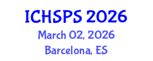 International Conference on Humanities, Social and Political Sciences (ICHSPS) March 02, 2026 - Barcelona, Spain International Conference on Humanities, Social and Political Sciences (ICHSPS) March 02, 2026 - Barcelona, Spain