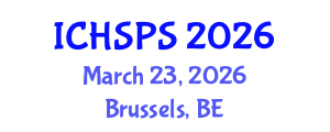 International Conference on Humanities, Social and Political Sciences (ICHSPS) March 23, 2026 - Brussels, Belgium International Conference on Humanities, Social and Political Sciences (ICHSPS) March 23, 2026 - Brussels, Belgium