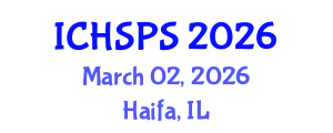 International Conference on Humanities, Social and Political Sciences (ICHSPS) March 02, 2026 - Haifa, Israel International Conference on Humanities, Social and Political Sciences (ICHSPS) March 02, 2026 - Haifa, Israel
