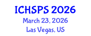 International Conference on Humanities, Social and Political Sciences (ICHSPS) March 23, 2026 - Las Vegas, United States International Conference on Humanities, Social and Political Sciences (ICHSPS) March 23, 2026 - Las Vegas, United States