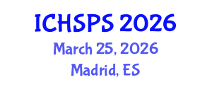 International Conference on Humanities, Social and Political Sciences (ICHSPS) March 25, 2026 - Madrid, Spain