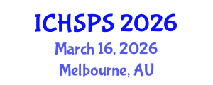 International Conference on Humanities, Social and Political Sciences (ICHSPS) March 16, 2026 - Melbourne, Australia International Conference on Humanities, Social and Political Sciences (ICHSPS) March 16, 2026 - Melbourne, Australia