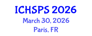 International Conference on Humanities, Social and Political Sciences (ICHSPS) March 30, 2026 - Paris, France International Conference on Humanities, Social and Political Sciences (ICHSPS) March 30, 2026 - Paris, France