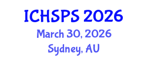 International Conference on Humanities, Social and Political Sciences (ICHSPS) March 30, 2026 - Sydney, Australia International Conference on Humanities, Social and Political Sciences (ICHSPS) March 30, 2026 - Sydney, Australia