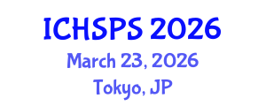 International Conference on Humanities, Social and Political Sciences (ICHSPS) March 23, 2026 - Tokyo, Japan International Conference on Humanities, Social and Political Sciences (ICHSPS) March 23, 2026 - Tokyo, Japan