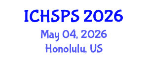 International Conference on Humanities, Social and Political Sciences (ICHSPS) May 04, 2026 - Honolulu, United States International Conference on Humanities, Social and Political Sciences (ICHSPS) May 04, 2026 - Honolulu, United States