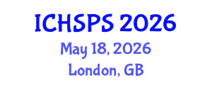 International Conference on Humanities, Social and Political Sciences (ICHSPS) May 18, 2026 - London, United Kingdom International Conference on Humanities, Social and Political Sciences (ICHSPS) May 18, 2026 - London, United Kingdom