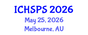 International Conference on Humanities, Social and Political Sciences (ICHSPS) May 25, 2026 - Melbourne, Australia International Conference on Humanities, Social and Political Sciences (ICHSPS) May 25, 2026 - Melbourne, Australia