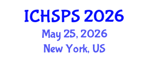 International Conference on Humanities, Social and Political Sciences (ICHSPS) May 25, 2026 - New York, United States International Conference on Humanities, Social and Political Sciences (ICHSPS) May 25, 2026 - New York, United States