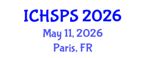 International Conference on Humanities, Social and Political Sciences (ICHSPS) May 11, 2026 - Paris, France International Conference on Humanities, Social and Political Sciences (ICHSPS) May 11, 2026 - Paris, France