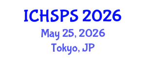 International Conference on Humanities, Social and Political Sciences (ICHSPS) May 25, 2026 - Tokyo, Japan International Conference on Humanities, Social and Political Sciences (ICHSPS) May 25, 2026 - Tokyo, Japan