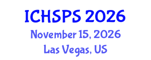 International Conference on Humanities, Social and Political Sciences (ICHSPS) November 15, 2026 - Las Vegas, United States International Conference on Humanities, Social and Political Sciences (ICHSPS) November 15, 2026 - Las Vegas, United States
