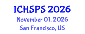 International Conference on Humanities, Social and Political Sciences (ICHSPS) November 01, 2026 - San Francisco, United States International Conference on Humanities, Social and Political Sciences (ICHSPS) November 01, 2026 - San Francisco, United States