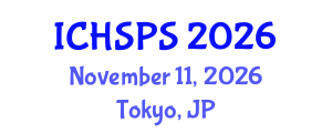 International Conference on Humanities, Social and Political Sciences (ICHSPS) November 11, 2026 - Tokyo, Japan International Conference on Humanities, Social and Political Sciences (ICHSPS) November 11, 2026 - Tokyo, Japan