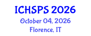 International Conference on Humanities, Social and Political Sciences (ICHSPS) October 04, 2026 - Florence, Italy International Conference on Humanities, Social and Political Sciences (ICHSPS) October 04, 2026 - Florence, Italy