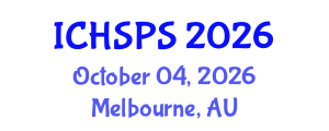 International Conference on Humanities, Social and Political Sciences (ICHSPS) October 04, 2026 - Melbourne, Australia International Conference on Humanities, Social and Political Sciences (ICHSPS) October 04, 2026 - Melbourne, Australia