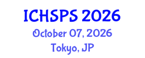 International Conference on Humanities, Social and Political Sciences (ICHSPS) October 07, 2026 - Tokyo, Japan International Conference on Humanities, Social and Political Sciences (ICHSPS) October 07, 2026 - Tokyo, Japan