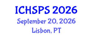 International Conference on Humanities, Social and Political Sciences (ICHSPS) September 20, 2026 - Lisbon, Portugal International Conference on Humanities, Social and Political Sciences (ICHSPS) September 20, 2026 - Lisbon, Portugal