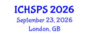 International Conference on Humanities, Social and Political Sciences (ICHSPS) September 23, 2026 - London, United Kingdom International Conference on Humanities, Social and Political Sciences (ICHSPS) September 23, 2026 - London, United Kingdom
