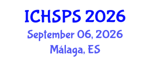International Conference on Humanities, Social and Political Sciences (ICHSPS) September 06, 2026 - Málaga, Spain International Conference on Humanities, Social and Political Sciences (ICHSPS) September 06, 2026 - Málaga, Spain