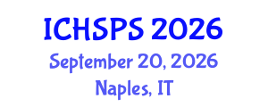 International Conference on Humanities, Social and Political Sciences (ICHSPS) September 20, 2026 - Naples, Italy International Conference on Humanities, Social and Political Sciences (ICHSPS) September 20, 2026 - Naples, Italy