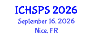 International Conference on Humanities, Social and Political Sciences (ICHSPS) September 16, 2026 - Nice, France International Conference on Humanities, Social and Political Sciences (ICHSPS) September 16, 2026 - Nice, France