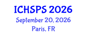 International Conference on Humanities, Social and Political Sciences (ICHSPS) September 20, 2026 - Paris, France International Conference on Humanities, Social and Political Sciences (ICHSPS) September 20, 2026 - Paris, France