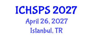 International Conference on Humanities, Social and Political Sciences (ICHSPS) April 26, 2027 - Istanbul, Turkey International Conference on Humanities, Social and Political Sciences (ICHSPS) April 26, 2027 - Istanbul, Turkey