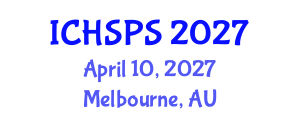 International Conference on Humanities, Social and Political Sciences (ICHSPS) April 10, 2027 - Melbourne, Australia International Conference on Humanities, Social and Political Sciences (ICHSPS) April 10, 2027 - Melbourne, Australia
