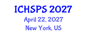 International Conference on Humanities, Social and Political Sciences (ICHSPS) April 22, 2027 - New York, United States International Conference on Humanities, Social and Political Sciences (ICHSPS) April 22, 2027 - New York, United States