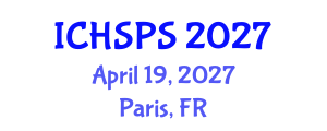 International Conference on Humanities, Social and Political Sciences (ICHSPS) April 19, 2027 - Paris, France International Conference on Humanities, Social and Political Sciences (ICHSPS) April 19, 2027 - Paris, France