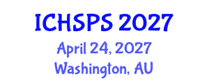 International Conference on Humanities, Social and Political Sciences (ICHSPS) April 24, 2027 - Washington, Australia International Conference on Humanities, Social and Political Sciences (ICHSPS) April 24, 2027 - Washington, Australia