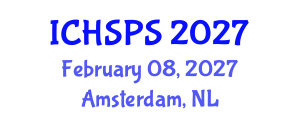 International Conference on Humanities, Social and Political Sciences (ICHSPS) February 08, 2027 - Amsterdam, Netherlands International Conference on Humanities, Social and Political Sciences (ICHSPS) February 08, 2027 - Amsterdam, Netherlands