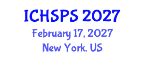 International Conference on Humanities, Social and Political Sciences (ICHSPS) February 17, 2027 - New York, United States International Conference on Humanities, Social and Political Sciences (ICHSPS) February 17, 2027 - New York, United States