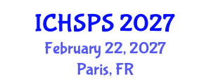 International Conference on Humanities, Social and Political Sciences (ICHSPS) February 22, 2027 - Paris, France International Conference on Humanities, Social and Political Sciences (ICHSPS) February 22, 2027 - Paris, France