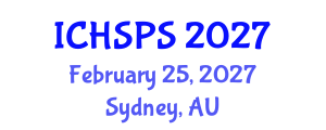 International Conference on Humanities, Social and Political Sciences (ICHSPS) February 25, 2027 - Sydney, Australia International Conference on Humanities, Social and Political Sciences (ICHSPS) February 25, 2027 - Sydney, Australia