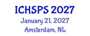 International Conference on Humanities, Social and Political Sciences (ICHSPS) January 21, 2027 - Amsterdam, Netherlands International Conference on Humanities, Social and Political Sciences (ICHSPS) January 21, 2027 - Amsterdam, Netherlands