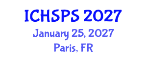 International Conference on Humanities, Social and Political Sciences (ICHSPS) January 25, 2027 - Paris, France International Conference on Humanities, Social and Political Sciences (ICHSPS) January 25, 2027 - Paris, France