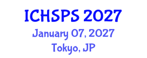 International Conference on Humanities, Social and Political Sciences (ICHSPS) January 07, 2027 - Tokyo, Japan International Conference on Humanities, Social and Political Sciences (ICHSPS) January 07, 2027 - Tokyo, Japan