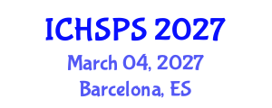 International Conference on Humanities, Social and Political Sciences (ICHSPS) March 04, 2027 - Barcelona, Spain International Conference on Humanities, Social and Political Sciences (ICHSPS) March 04, 2027 - Barcelona, Spain